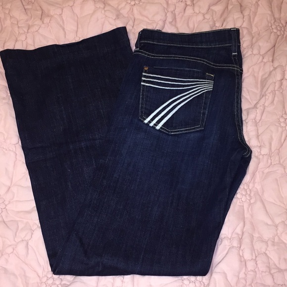 7 For All Mankind Denim - 7FAM dojo jeans size:30 inseam:32